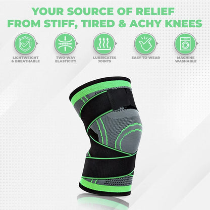 Indispensable en hiver pour prévenir les douleurs au genou——Genouillère de Compression