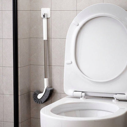 ⏳🔥OFFRE LIMITÉE : -50% ! ⏰Brosse de toilette à manche long avec tête courbée🚽