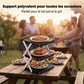 🍽️ 50 % DE RÉDUCTION MAINTENANT ! 📦 Étagère de rangement à 4 niveaux pour bols – pliable, stable et vous offrant le maximum d'espace dans votre cuisine