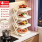 🍽️ 50 % DE RÉDUCTION MAINTENANT ! 📦 Étagère de rangement à 4 niveaux pour bols – pliable, stable et vous offrant le maximum d'espace dans votre cuisine