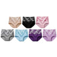 🌸Achetez 5 obtenez 5 gratuits🌸-Sous-vêtements en coton antibactériens et hygroscopiques amincissants abdominaux taille haute