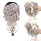 💥Hot Sale 💥- Morceau de cheveux chignon désordonné, postiche queue de cheval chignon bouclé ondulé pour un usage quotidien
