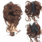 💥Hot Sale 💥- Morceau de cheveux chignon désordonné, postiche queue de cheval chignon bouclé ondulé pour un usage quotidien