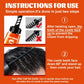 Peigne unique pour la mise en forme - Peigne en gel coiffant