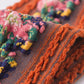(5 paires) Chaussettes florales brodées vintage