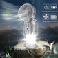 Lanterne de camping portable à LED avec ventilateur