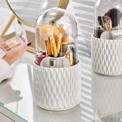 Organisateur de Pinceaux de Maquillage Rotatif à 360°