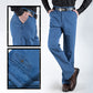 Jean stretch taille haute coupe droite pour homme - OFFRE SPÉCIALE LIVRAISON GRATUITE