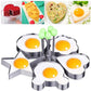 🥳 Make Life Fun 💁 Moules à omelette en acier inoxydable