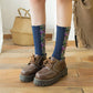 (5 paires) Chaussettes florales brodées vintage