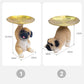 [Cadeaux Créatifs] Plateau de Rangement pour Clés avec Statue de Chien en Résine