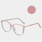 Cadeau Parfait - Lunettes De Mode Pour Femmes À Grande Monture Hd Anti-lumière Bleue