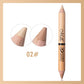 Crayon de Correcteur et Bâton de Maquillage de Surligneur 2 en 1 à Double-Embout
