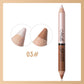 Crayon de Correcteur et Bâton de Maquillage de Surligneur 2 en 1 à Double-Embout